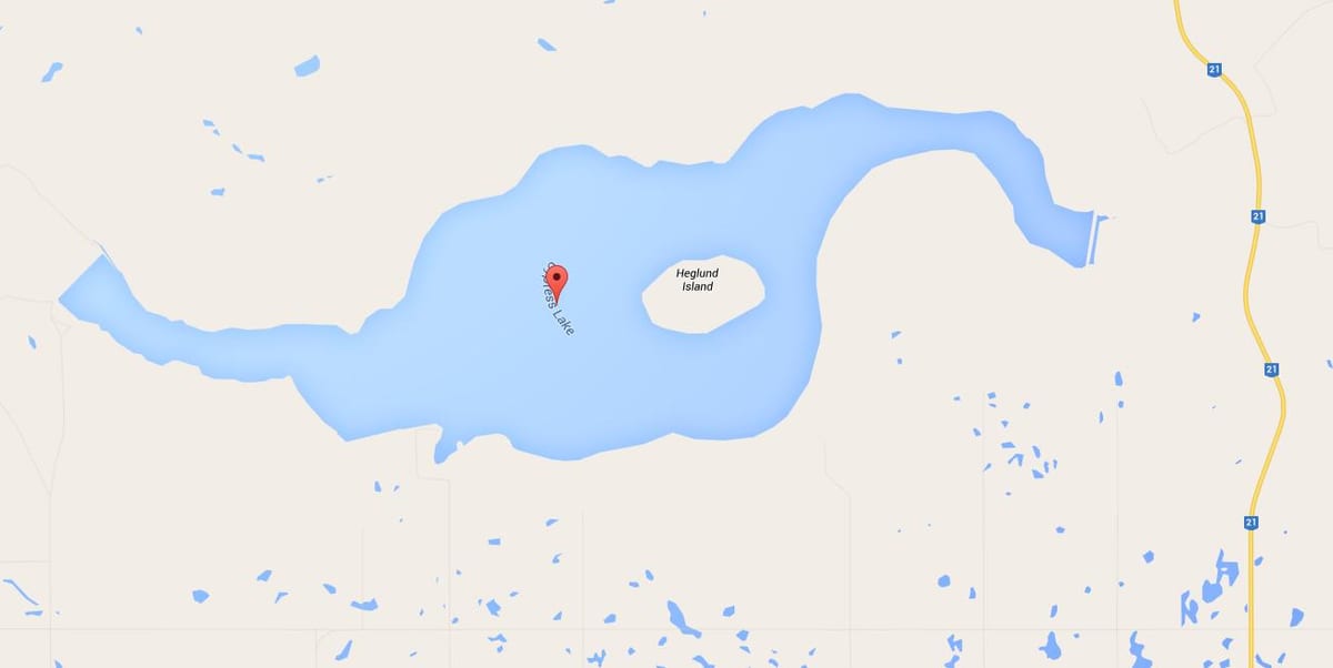 Mapa ng Cyprus lake