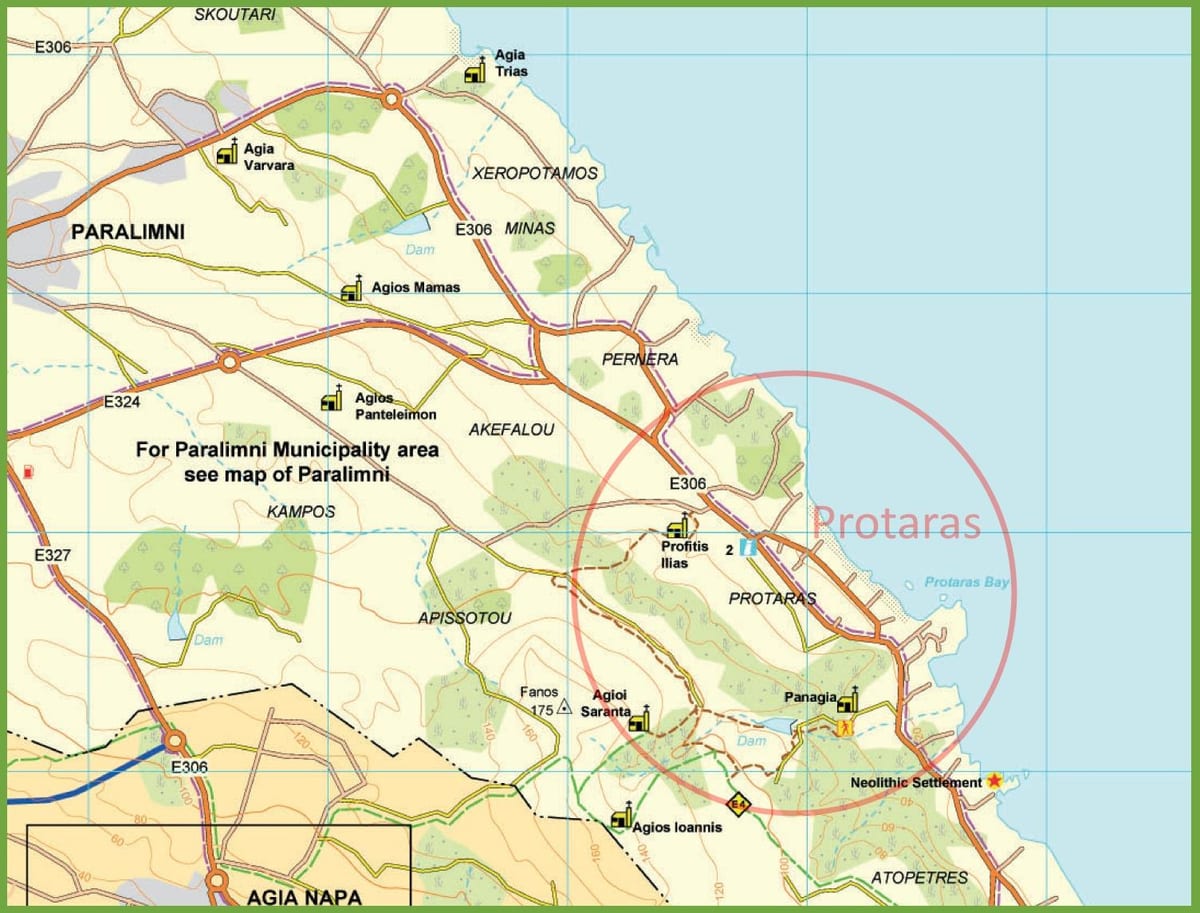 mapa ng kalye ng limassol Cyprus