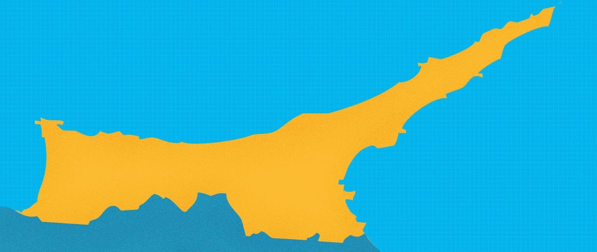 Mapa ng hilagang Cyprus resorts