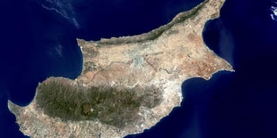 Cyprus mapa satellite