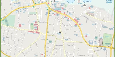 Mapa ng north Cyprus kyrenia