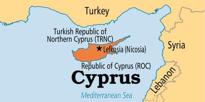 Republika ng Cyprus mapa