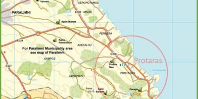 Mapa ng kalye ng limassol Cyprus