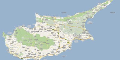 Mapa ng kalye peyia Cyprus